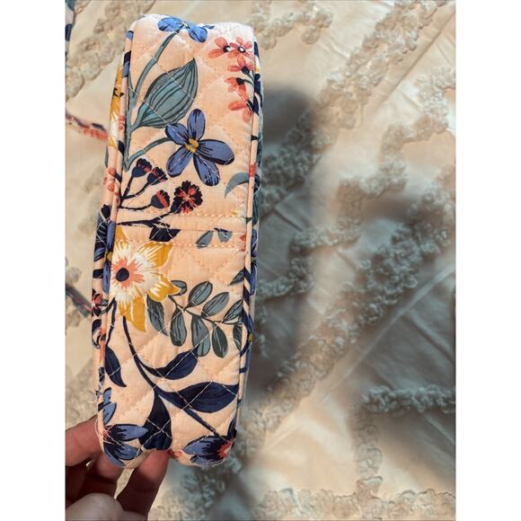 Vera Bradley Frannie Mini Crescent Crossbody Purse In Paradise Coral - Picture 5 of 5